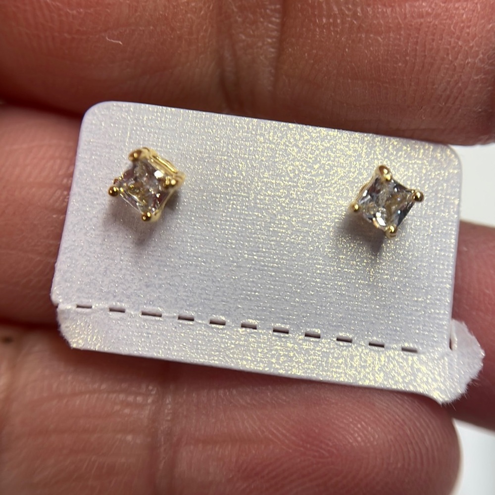 Tiny gold filled studs